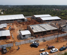 Unidade Nova Escolar Deputado Aníbal Khury está com 65% das obras executadas