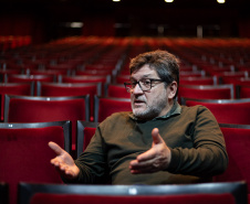 Curitiba, 26 de julho de 2024 - Cleverson Cavalheiro, presidente do Centro Cultural Teatro Guaíra.