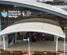 O governador Carlos Massa Ratinho Junior inaugurou nesta segunda-feira (16) o Hospital da Criança Irmã Maria Calista, de Maringá, no Noroeste do Estado.