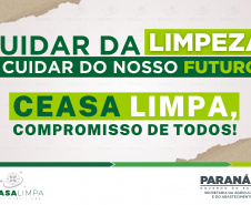 Ceasa Paraná faz campanha para incentivar compromisso com o meio ambiente