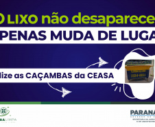 Ceasa Paraná faz campanha para incentivar compromisso com o meio ambiente