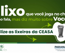 Ceasa Paraná faz campanha para incentivar compromisso com o meio ambiente
