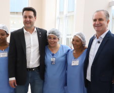 O governador Carlos Massa Ratinho Junior inaugurou nesta segunda-feira (16) o Hospital da Criança Irmã Maria Calista, de Maringá, no Noroeste do Estado.