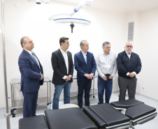 O governador Carlos Massa Ratinho Junior inaugurou nesta segunda-feira (16) o Hospital da Criança Irmã Maria Calista, de Maringá, no Noroeste do Estado.