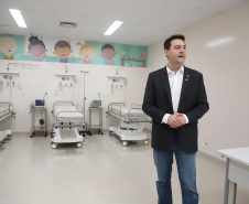 O governador Carlos Massa Ratinho Junior inaugurou nesta segunda-feira (16) o Hospital da Criança Irmã Maria Calista, de Maringá, no Noroeste do Estado.