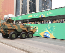 	Desfile com milhares de pessoas festeja os 202 anos da Independência do Brasil