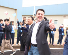 O governador Carlos Massa Ratinho Junior inaugurou nesta segunda-feira (16) o Hospital da Criança Irmã Maria Calista, de Maringá, no Noroeste do Estado.