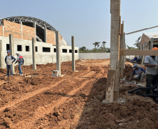 Unidade Nova Escolar Deputado Aníbal Khury está com 65% das obras executadas