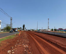 Obra do novo Trevo do Catuaí altera o tráfego de veículos da Av. Colombo em Maringá 