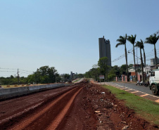 Obra do novo Trevo do Catuaí altera o tráfego de veículos da Av. Colombo em Maringá 