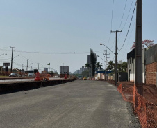 Obra do novo Trevo do Catuaí altera o tráfego de veículos da Av. Colombo em Maringá 