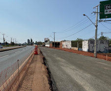 Obra do novo Trevo do Catuaí altera o tráfego de veículos da Av. Colombo em Maringá 