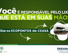 Ceasa Paraná faz campanha para incentivar compromisso com o meio ambiente