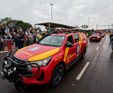 Rio Grande do Sul homenageia bombeiros do Paraná no Feriado Farroupilha