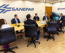   Vencedora do Troféu Transparência, Sanepar recebe executivos da Anefac