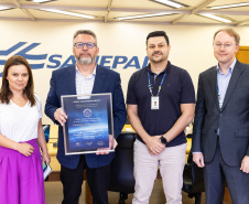   Vencedora do Troféu Transparência, Sanepar recebe executivos da Anefac