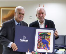 O vice-governador Darci Piana recebe nesta segunda-feira (21) o  embaixador do Chipre no Brasil, Vasilios Philippou
