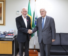 O vice-governador Darci Piana recebe nesta segunda-feira (21) o  embaixador do Chipre no Brasil, Vasilios Philippou