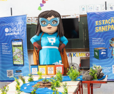 Escolas de Antonina participam de atividades de educação socioambiental da Sanepar