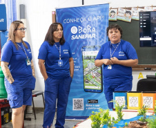 Escolas de Antonina participam de atividades de educação socioambiental da Sanepar