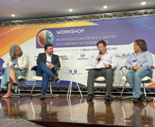 Sanepar discute mudanças climáticas e gestão de carbono em evento de saneamento