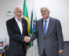 Encontro do vice-governador Darci Piana e o embaixador da República do Chipre no Brasil, Vasilios Philippou. 