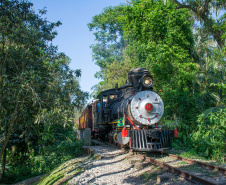 Turismo sobre trilhos: passeios de Natal na locomotiva mais antiga do Paraná já estão à venda