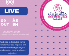  Viajantes Mais Seguras: Estado promove encontro sobre segurança das mulheres no turismo