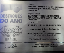 CELEPAR PREMIADA POR MODERNIZAÇÃO SISTEMA