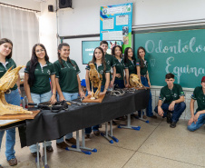 27ª Feira do Colégio Agrícola CEEP Manoel Moreira Pena, de Foz do Iguaçu, evidencia capacitação dos alunos em técnicas agrícolas e tecnologias sustentáveis