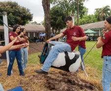 27ª Feira do Colégio Agrícola CEEP Manoel Moreira Pena, de Foz do Iguaçu, evidencia capacitação dos alunos em técnicas agrícolas e tecnologias sustentáveis