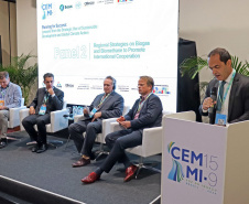 Sanepar apresenta iniciativas de recuperação energética de biogás em eventos internacionais em Foz do Iguaçu