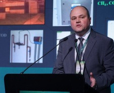 Sanepar apresenta iniciativas de recuperação energética de biogás em eventos internacionais em Foz do Iguaçu