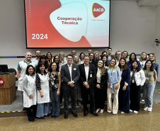 Para dar início a cooperação técnica, profissionais do Paraná realizam treinamento na AACD