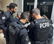  PCPR cumpre 137 mandados em megaoperação contra organização criminosa em três estados
