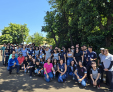 Jovens participam de ação de proteção da nascente do São Lourenço