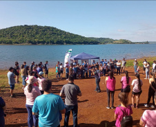 Na primeira fase do Rio Vivo, entre 2021 e 2022, foram soltos 1,1 milhão de peixes nativos no Iguaçu.