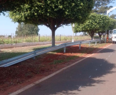 Rodovia entre Lupionópolis e Cafeara tem reforço na sinalização e na segurança viária 