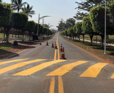 Rodovia entre Lupionópolis e Cafeara tem reforço na sinalização e na segurança viária 