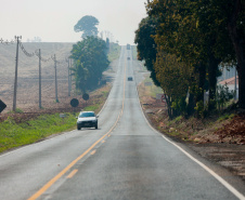 Lote 3 das concessões terá rodovias estaduais duplicadas entre Londrina e São Paulo. Na foto, PR-090.