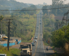 Lote 3 das concessões terá rodovias estaduais duplicadas entre Londrina e São Paulo. Na foto, PR-090.