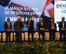 O vice-governador Darci Piana participou nesta quinta e sexta-feira (07 e 08) da 15ª edição da Expo Paraguai Brasil, realizada na sede da Confederação Sul-Americana de Futebol (Conmebol), na cidade de Luque, na Região Metropolitana de Assunção, no Paraguai.
