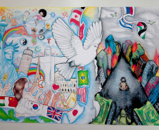 Aluna de desenho do Centro Juvenil de Artes Plásticas é vencedora paranaense de concurso internacional
