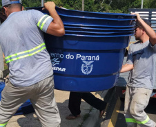 Sanepar orienta moradores de Foz do Iguaçu sobre o programa Caixa D´Água Boa