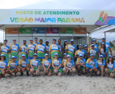 Começam os atendimentos do Verão Maior Paraná 24/25 em oito postos fixos do estado