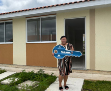 COHAPAR Entrega moradias urbanas e rurais (quilombolas) em Lapa