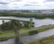 Reserva Hídrica do Futuro, projeto desenvolvido pela Sanepar com o apoio técnico e ambiental do IAT, já revitalizou mais 300 hectares de áreas de várzea no entorno do Rio Iguaçu.