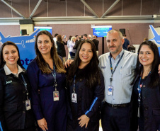 Primeiro voo direto do Paraguai desembarca lotado no Aeroporto Afonso Pena