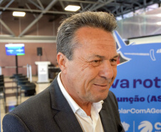 Primeiro voo direto do Paraguai desembarca lotado no Aeroporto Afonso Pena