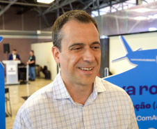 Primeiro voo direto do Paraguai desembarca lotado no Aeroporto Afonso Pena